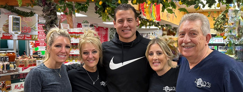 Anthony Rizzo at Tony's Deli